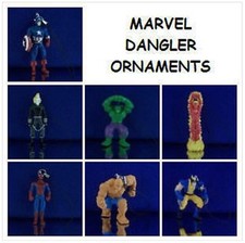 NEW RETIRED MARVEL FANTASTIC 4 DANGLER CELL PHONE CHARM ORNAMENTS YOU PICK ONE