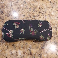 Nicole Miller Eyeglass Sunglass Hard Fashion Pink Black Case Ladies