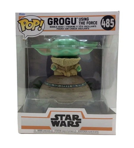 Funko Pop! Deluxe: Mandalorian The Child (Grogu) Using The Force