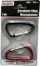 2.55in Carabiner Clips- Stainless Steel Spring Snap Hook Key Chain