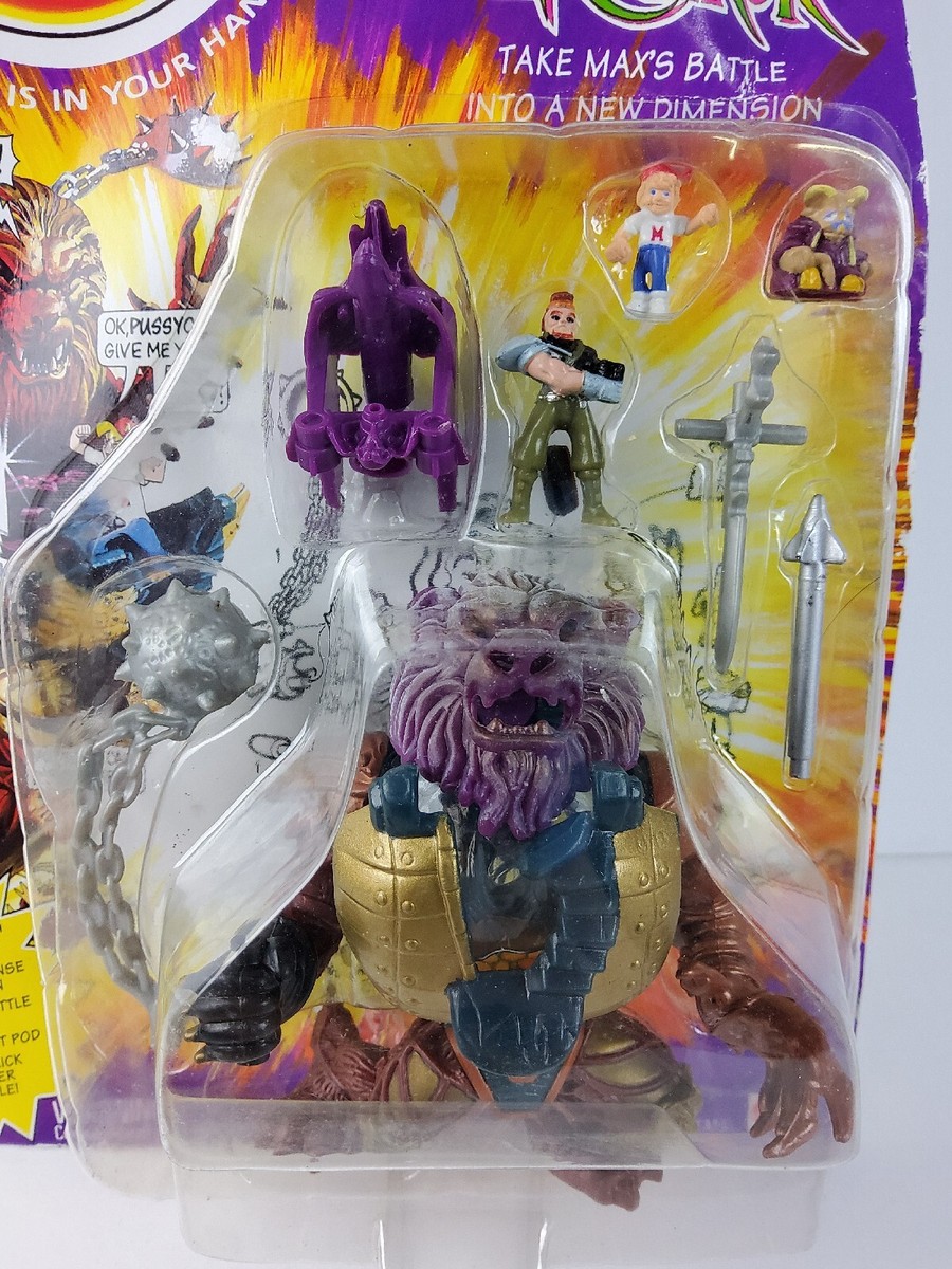 ミッキー おもちゃの兵隊 バケット 1994 Mighty Max Battle Conqueror Figure Playset Mattel