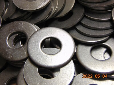 LOT OF (2) 3/4'' ID X 2'' OD Flat Washer Stainless Steel  3/4'' X 2''  (13/16''ID)