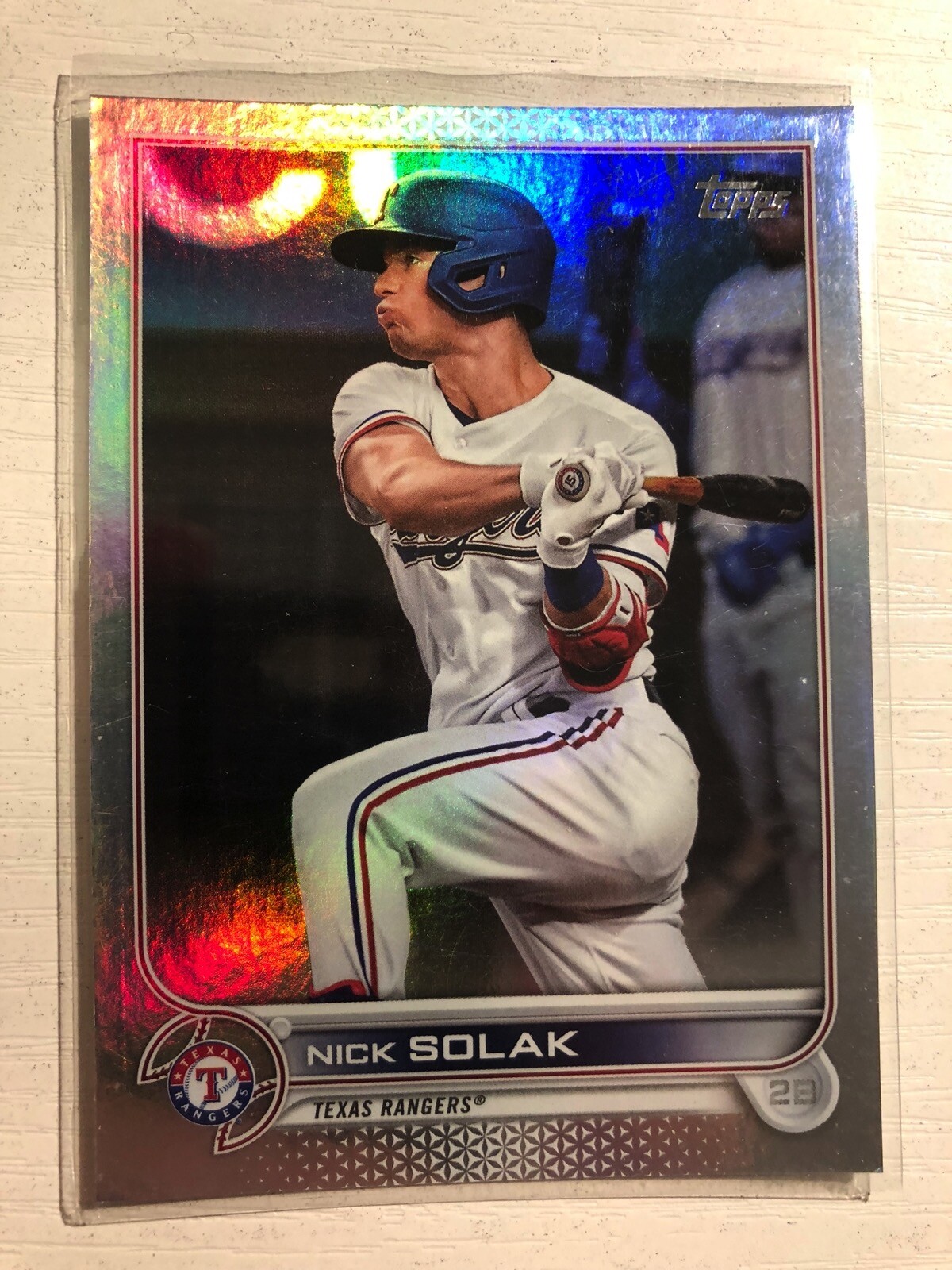 2022 Topps Rainbow Foil Parallel Nick Solak Rangers 172