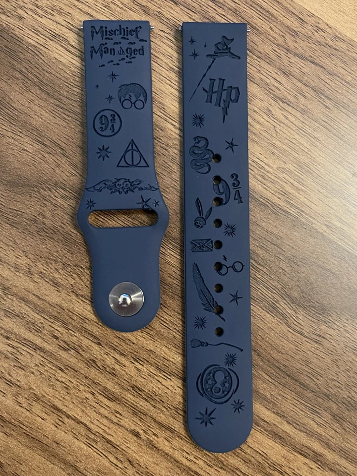 Comp de silicona grabado de esquí con correa de reloj Samsung Galaxy (diseño Harry Potter) Foto 3 de 4