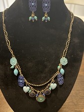 Necklace And Earring Set 20 Inch Long