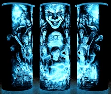 Glow In The Dark Halloween IT Pennywise the Clown Cup Mug Tumbler 20oz