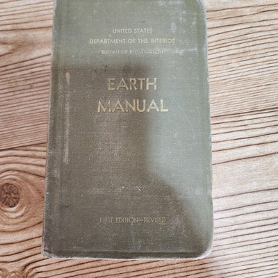 #ad Earth Manual: A Guide to the Use of Soils as Foundations and as Construction... $12.45