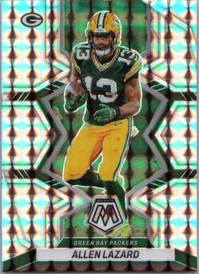 2022 Panini Mosaic Football Silver Mosaic Prizm #73 Allen Lazard PACKERS JETS