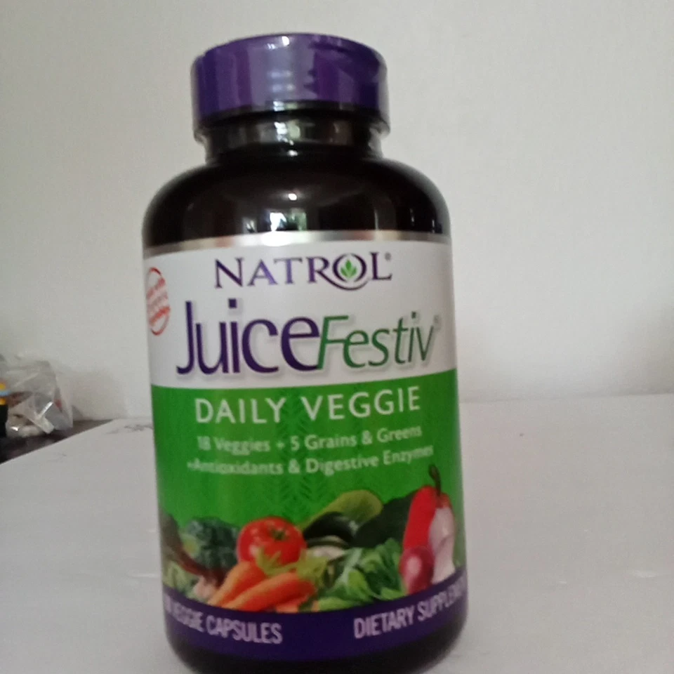 Frutas y verduras diarias Natrol JuiceFestiv, 90 cápsulas cada una Foto 3 de 4