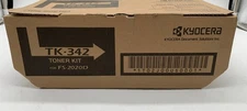 Genuine Kyocera TK-342 (TK342) Black Toner Cartridge, OEM