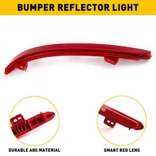 Left Rear Side Bumper Reflector Light Lamp For Case 2018-2022 Honda Accord Red