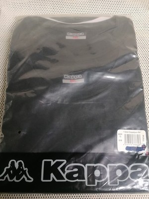 HerrenT- Shirt - Schwarz - Kappa - 5 XL 