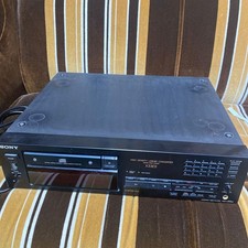 SONY CDP-X33ES CD Player ES Series Vintage Audio Black Tested Power On