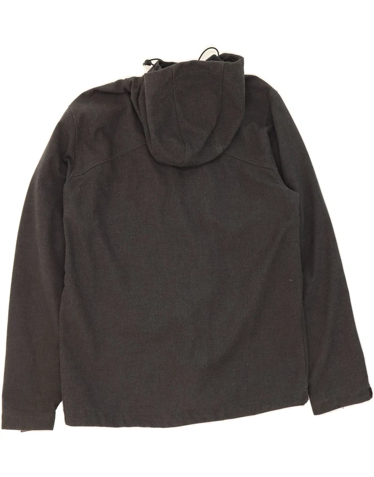 Chaqueta cortavientos con capucha BENCH para hombre UK 40 grande gris poliéster TI03 Foto 2 de 3