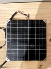 3D Printer 220mmx220mm Black Heated Metal Bed Hot Plate LED Pre-Wired