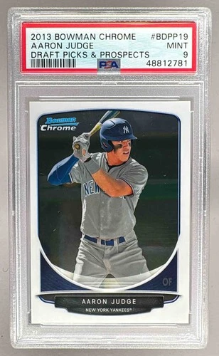 48812781 Aaron Judge 2013 Bowman Draft Picks & Prospects #BDPP19 Chrome PSA 9