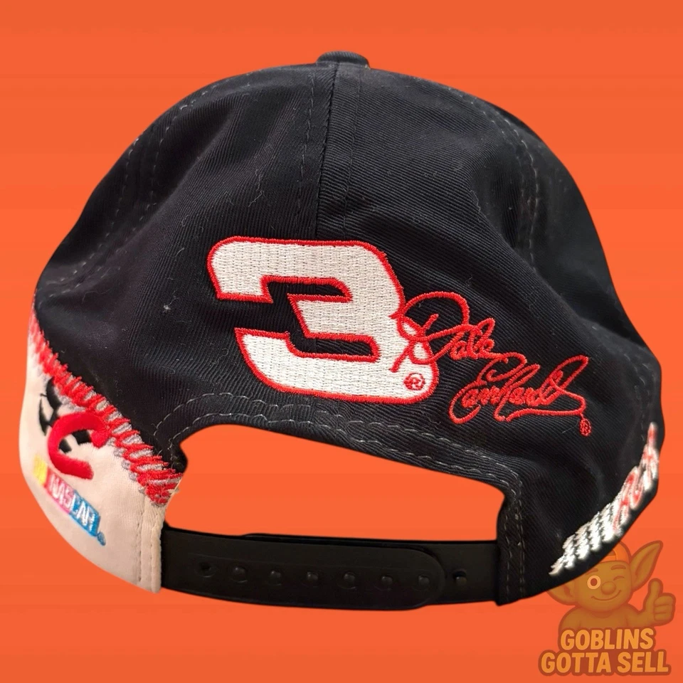 Gorra Dale Earnhardt Sr #3 Snapback 500 GM 2001 Daytona GoodWrench Service Plus Foto 3 de 4