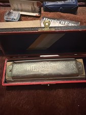 Rare Pre-War Hohner Super Chromonica - Star Trademark - 1930s - Key of C  Case