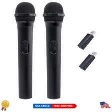 2 Pack Wireless USB Gaming Microphones - Universal Console Compatibility