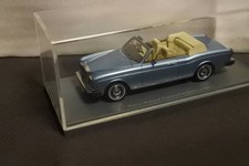 unknown Rolls-Royce Corniche Convertible Sky Blue 1/43 Excellent JAPAN