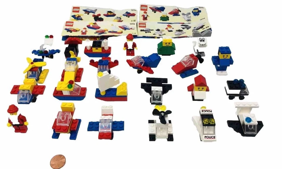 Vintage 1998 LEGO Classic 1298 Advent Calendar Christmas W Booklets NO BOX - Image 2 of 4