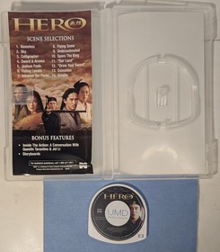 Hero UMD Video PSP PlayStation Portable Jet Li Tested & Works