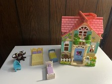 Fisher Price Sweet Streets Country Cottage With Furniture