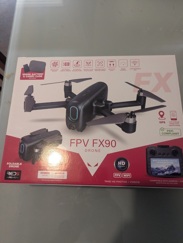 Red5 FPV FX 90 Drone with Case and Battery Excellent Condition Never Used