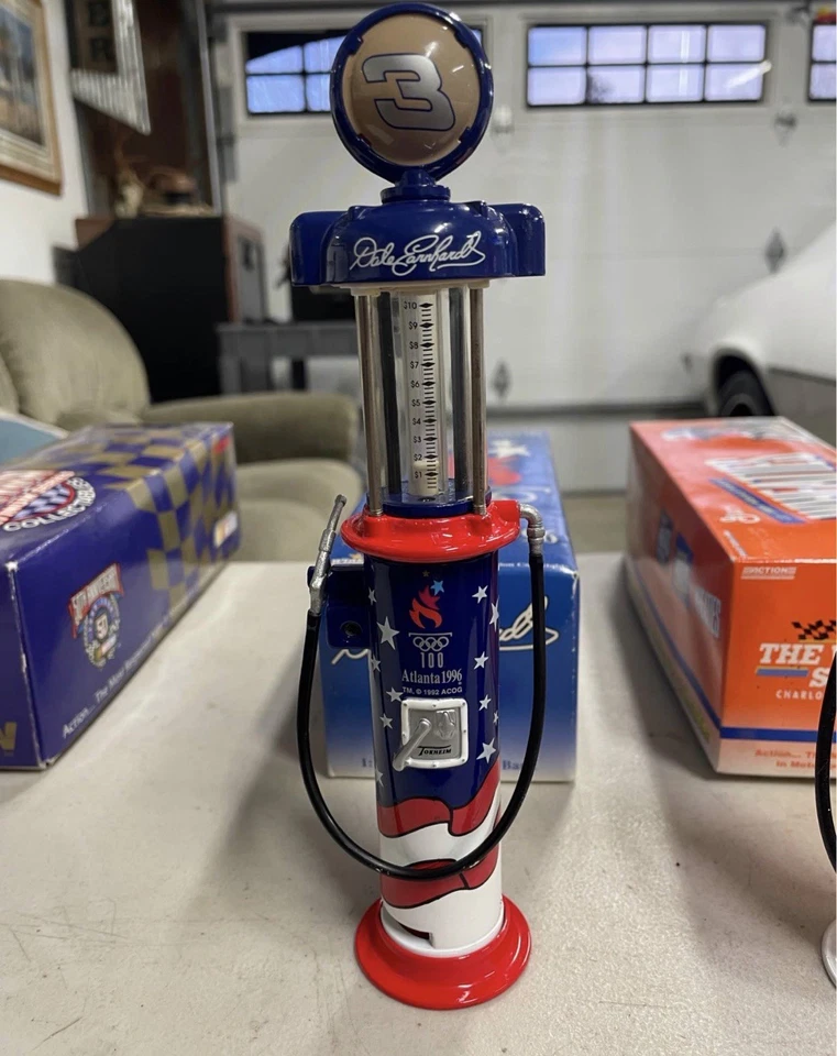 Dale Earnhardt Gas Pump Bank Lot Action 1:16 Scale Goodwrench Wheaties Olympics - Image 4 of 4