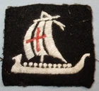 WW2 5 CORPS REGIMENT CLOTH FORMATION SIGN BADGE MILITARY PATCH ORIGINAL