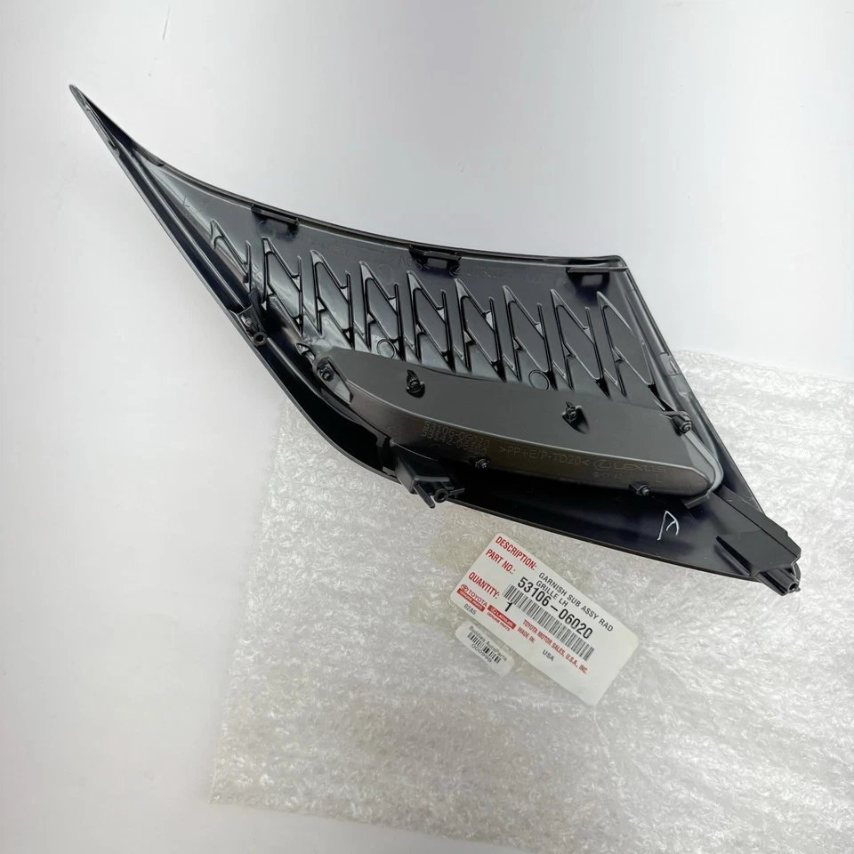 Parachoques delantero Lexus ES250/ES350 2019-2022 moldura lado del conductor izquierdo adorno OEM Foto 2 de 4