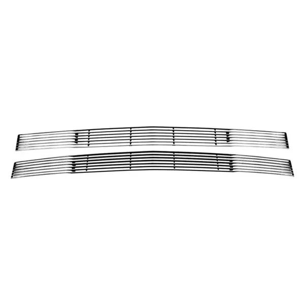 For Chevy C1500 94-98 2-Pc Phantom Style Polished Horizontal Billet Main Grille Foto 3 de 4