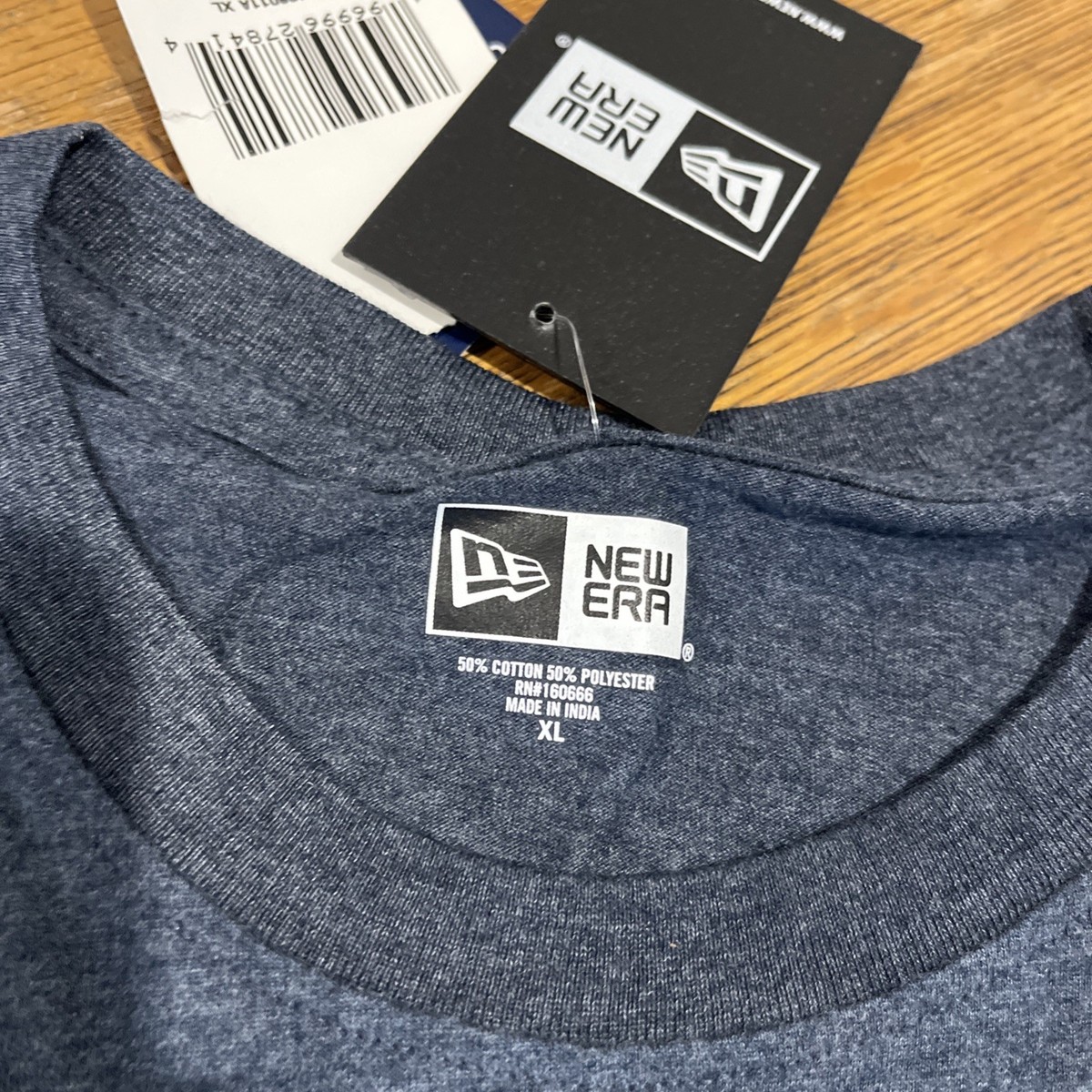 New Era New York Yankees Spell Out Logo Short Sleeve T-Shirt Gray 