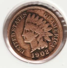 US Rare Old West 1902 Indian Head Penny Coin American Collection Shield Cent USA