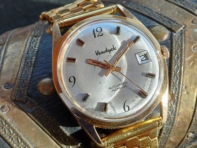 Schweizer Automatik Herrenuhr VANDYCK plOR Datum ETA 2472 - überholt und Garantie