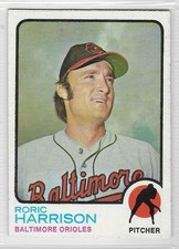 1973 Topps #229 RORIC HARRISON Baltimore Orioles (EX-EXMINT) **free shipping**
