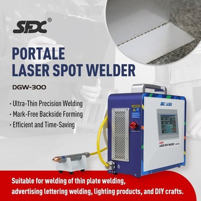 SFX 300W Portable 6J Laser Spot Welder for Precise Thin-Sheet Welding 0.1-1.5mm