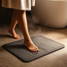 Stone Bath Mat Diatomaceous Earth Non Slip Super Absorbent Quick Dry Bath Mat