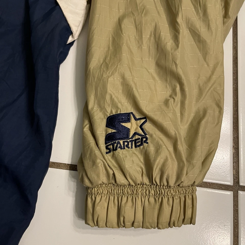 Chaqueta De Colección Starter Georgia Tech Amarilla Para Hombre’s L Dorado Azul Marino Años 90 Foto 2 de 4