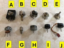 G10: Assorted New Linear Potentiometers