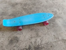 Vintage Old School Skateboard/Pennyboard w/Roller Derby Wheels