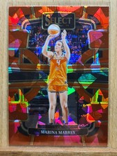 Marina Mabrey #95 2024 Select WNBA Red Cracked Ice Prizm Sun W0118A
