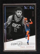2018-19 Panini Noir Metal Frame Statement Edition 4/25 Paul George #212 1u6