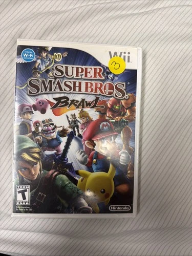 Super Smash Bros. Brawl (Nintendo Wii, 2008) Complete In Box CIB