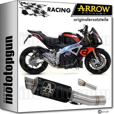 ARROW AUSPUFF RC DB GP2 GP-2 NICHROM SCHWARZ APRILIA TUONO V4-R APRC 2014 14