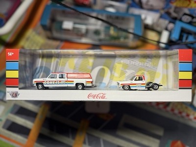 M2 Machines 2025 Coca-Cola, Hauler & They Green GMC Hauler Lot of 2