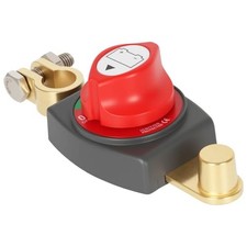 Heavy-Duty Battery Disconnect Switch 275A 12V-48V Kill Switch for Top Post