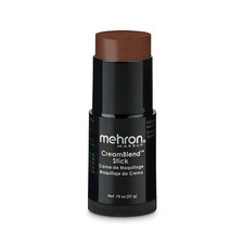 Mehron CreamBlend Stick Cream Makeup Foundation Sable Brown .75 oz Face Body