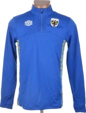 AFC WIMBLEDON 2010'S FOOTBALL 1/4 ZIP TRAINING TOP UMBRO SIZE S ADULT
