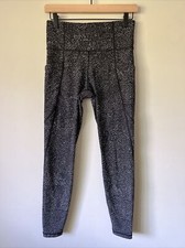 Athleta Salutation Stash PocketTights Womens Size S Black Yoga Stretch